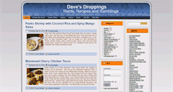 Desktop Screenshot of davesdroppings.com