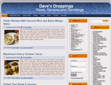 Tablet Screenshot of davesdroppings.com